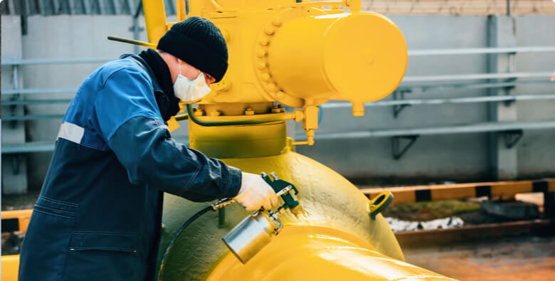 Jateamento e pintura industrial